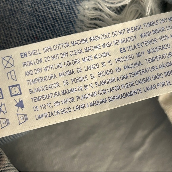 Forever 21 Light Blue Distressed Kids Overalls Size XS - Picture 8 of 8